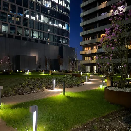 Urban Global Premium, 8th Floor, No 14 - Air Condition - Balcony - Free Garage Apartment Katowice