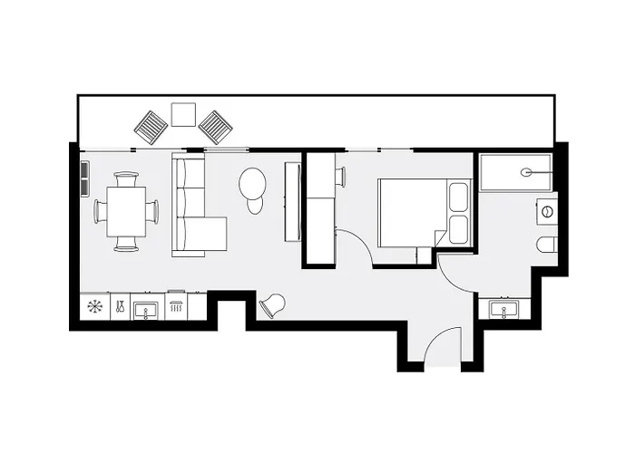 Διαμέρισμα Urban Global Premium, 8th Floor, No 14, Free Garage, Self Check-in, No Deposit *